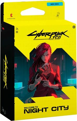 CYBERPUNK TCG WELCOME TO NIGHT CITY STARTER DECK THE HEIST (INGLÉS)