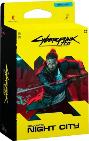 CYBERPUNK TCG WELCOME TO NIGHT CITY STARTER DECK EMBRACING POWER (INGLÉS)