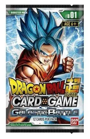 DRAGON BALL TCG SEASON 1 GALACTIC BATTLE SOBRE INGLES                      