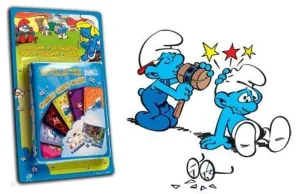 LOS PITUFOS JUEGO DE CARTAS FAMILIAR                                       