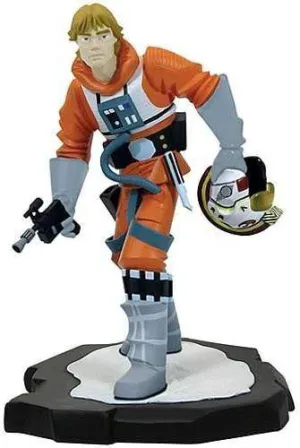 STAR WARS LUKE SKYWALKER ANIMATED ESTATUA RESINA 30CM                      