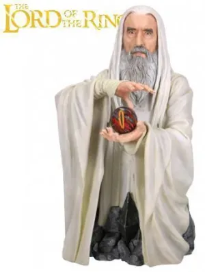 LOTR SARUMAN BUSTO RESINA CON LUZ                                          