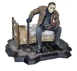 FREDDY VS JASON ESTATUA RESINA 18CM JASON VOORHEES (CAMA)                  