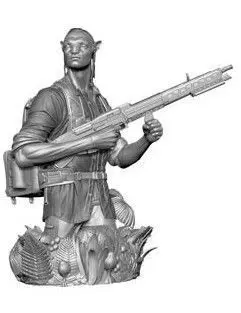 AVATAR BUSTO RESINA 16 CM - JAKE SULLY                                     