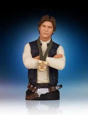 STAR WARS BUSTO 1/6 HAN SOLO HERO OF YAVIN 18CM                            
