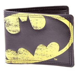 BATMAN MONEDERO VINTAGE YELLOW LOGO                                        