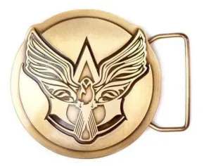 ASSASSIN'S CREED IV BLACK FLAG HEBILLA DE CINTURON GOLD WINGS LOGO         