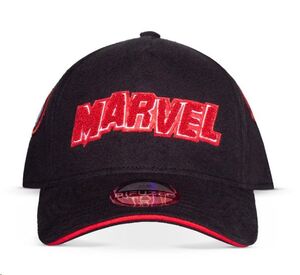 MARVEL GORRA BÉISBOL LOGO ROJO Y BLANCO