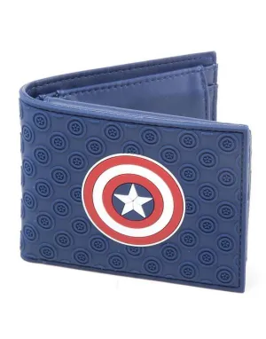 CAPITAN AMERICA CIVIL WAR MONEDERO SHIELD LOGO                             