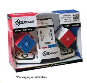 NEXCUBE CUBO 3X3 PACK CON CRONOMETRO