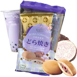 DORAYAKI SABOR BUBBLE TEA DE TARO TOKIMEKI 165G