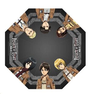 ATAQUE A LOS TITANES PARAGUAS GRUPO EXPLORADORES