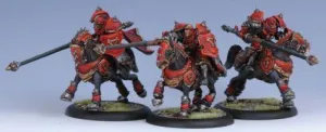 WARMACHINE: KHADOR UHLAN COLMILLO DE HIERRO CAJA DE UNIDAD                 