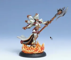 WARMACHINE: PROTECTORATE WARCASTER FEORA PROTECTORA DE LA LLAMA            