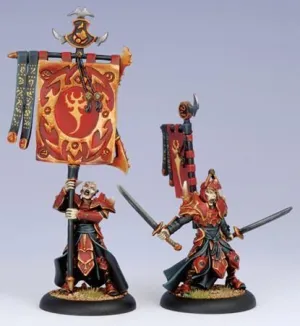 SALDO - HORDES: SKORNE OFICIAL PRETORIANO Y ESTANDARTE                             