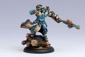 WARMACHINE: CYGNAR WARCASTER GENERAL MAESTRO SEBASTIA                      