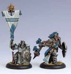 SALDO - WARMACHINE: CYGNAR OFICIAL Y PORTAESTANDARTE CABALLEROS