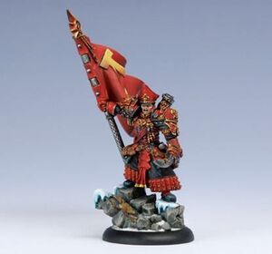 WARMACHINE: KHADOR WARCASTER KOMANDANTE SUPREMO IRUS                       