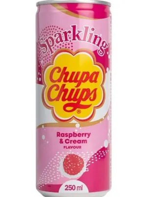 BEBIDA CHUPA CHUPS SPARKLING DE FRAMBUESA Y CREMA