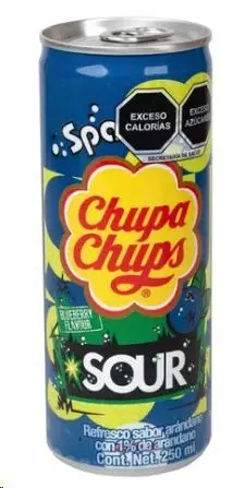 REFRESCO CHUPA CHUPS SOUR SABOR A ARÁNDANOS 250ML