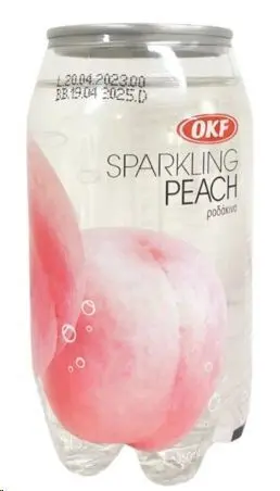 REFRESCO SPARKLING SABOR A MELOCOTÓN 350ML