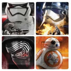 STAR WARS EPISODIO VII PACK 4 PLATOS                                       