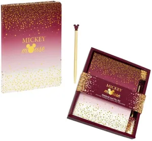 MICKEY MOUSE NOTEBOOK CON BOLIGRAFO MICKEY BERRY GLITTER