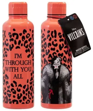 DISNEY VILLAINS BOTELLA DE AGUA METAL CRUELLA DE VIL                       
