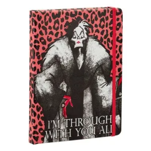 DISNEY VILLAINS NOTEBOOK CRUELLA DE VIL
