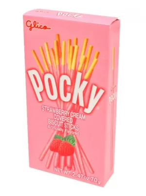 PALITOS POCKY DE GALLETA SABOR FRESA