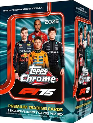 TOPPS CHROME 2025 FORMULA 1 VALUE BOX