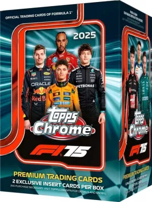 TOPPS CHROME 2025 FORMULA 1 VALUE BOX