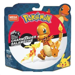 POKEMON KIT CONSTRUCCION MEGA CONSTRUX CHARMANDER FIG 10 CM WONDER BUILDERS