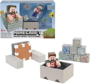 MINECRAFT FIGURA VAGONETA EXPLOSIVA
