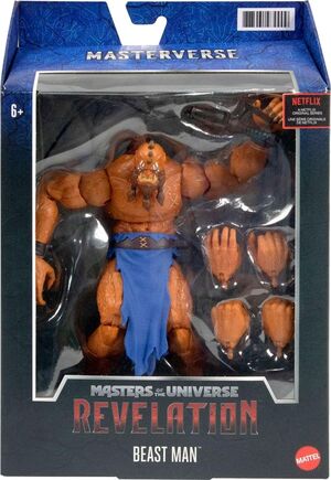 MASTERS OF THE UNIVERSE: REVELATION MASTERVERSE FIGURA 2021 BEAST MAN 18 CM