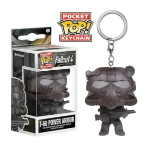 FALLOUT 4 LLAVERO FIGURA 4 CM T-60 POWER ARMOR  POCKET POP                 