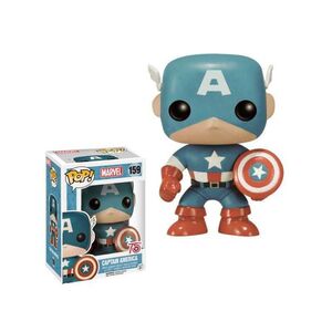 CAPITAN AMERICA FIG 9 CM VINYL POP SEPIA TONED 75TH ANNIVERSARY            