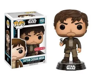 STAR WARS ROGUE ONE FIGURA 9 CM CAPTAIN CASSIAN BROWN VINYL POP STAR WARS ROGUE ONE FIGURA 9 CM CAPTAIN CASSIAN BROWN VINYL POP