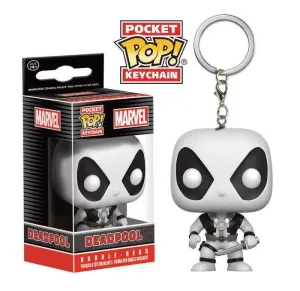 X-FORCE LLAVERO 4 CM DEADPOOL WHITE MARVEL COMICS POCKET POP               