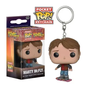 REGRESO AL FUTURO II LLAVERO 4 CM MARTY EN AEROTABLA POCKET POP            