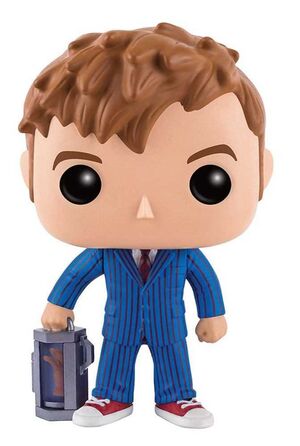 DOCTOR WHO FIG 9 CM 10TH DOCTOR WITH HAND VINYL POP                        