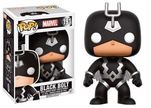 BLACK BOLT (BLACK) FIGURA 9 CM VINYL POP MARVEL COMICS                     