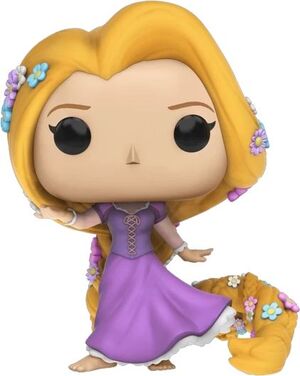 ENREDADOS FIGURA 9 CM RAPUNZEL VINYL POP                            