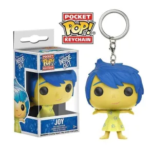 INSIDE OUT LLAVERO FIG 4 CM ALEGRIA (JOY) POCKET POP                       