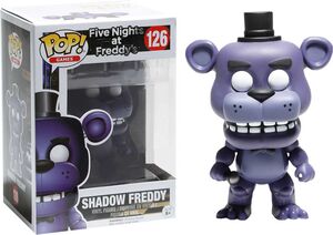 FIVE NIGHTS AT FREDDY'S FIGURA 9 CM SHADOW FREDDY VINYL POP                