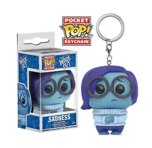 INSIDE OUT LLAVERO FIG 4 CM TRISTEZA (SADNESS) POCKET POP                  