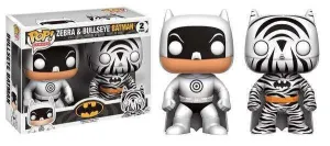 BATMAN ZEBRA & BULLSEYE PACK 2 FIGURAS 9 CM DC COMICS VINYL POP            
