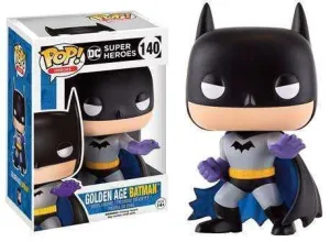 BATMAN FIGURA 10 CM GOLDEN AGE VINYL POP UNIVERSO DC                       