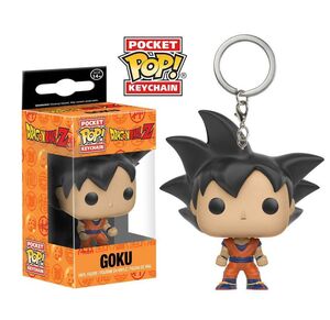 DRAGON BALL Z LLAVERO FIG 4 CM GOKU VINYL POP                              