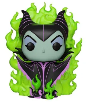 MALEFICA FIG 9 CM MALEFICENT GREEN FLAME VINYL POP                         